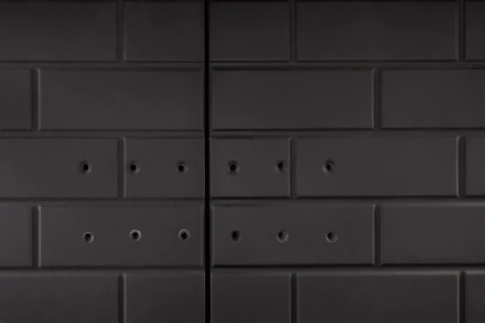 Топка Дельта 1000 B три стекла принтинг черный шамот (Экокамин)