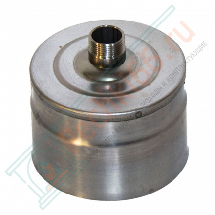 Заглушка с конденсатотводом (НЕРЖ-439/0,5) d-80 (УМК)