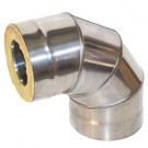 Сэндвич-отвод 90° (НЕРЖ-439/1,0-ОЦИНК/0,5) d-180/260 (УМК)