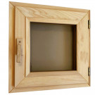 Окно 50x50, стекло бронза, Ольха (Woodson)