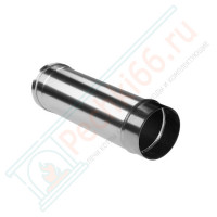 Труба прямая L=500 без изол (НЕРЖ-321/0,5) d-150 (Дымок-Lux)