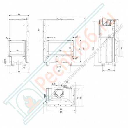Стальная топка MBO/P/BS/G (Kratki)