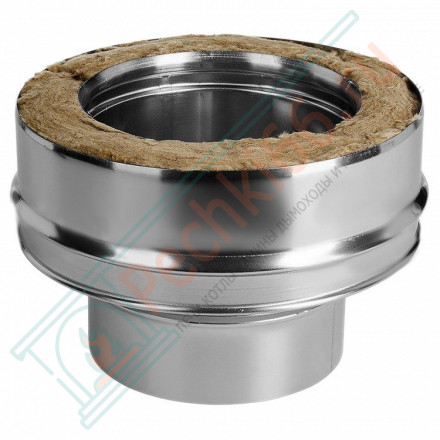 Переход моно-термо (НЕРЖ-321/0,8-НЕРЖ-439/0,5) d-250/330 (Дымок-Lux)