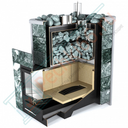 Печь для бани Ялта-35 пироксенит (ИзиСтим)