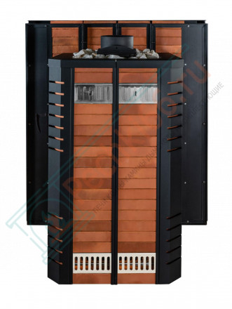 Печь для русской бани № 06МК-16 в кирпичном кожухе (Тройка) до 16м3