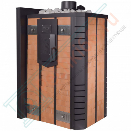 Печь для русской бани № 06МК-20 в кирпичном кожухе (Тройка) до 20 м3