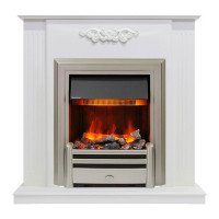 Каминокомплект Lumsden - Белый дуб с электроочагом Chesford