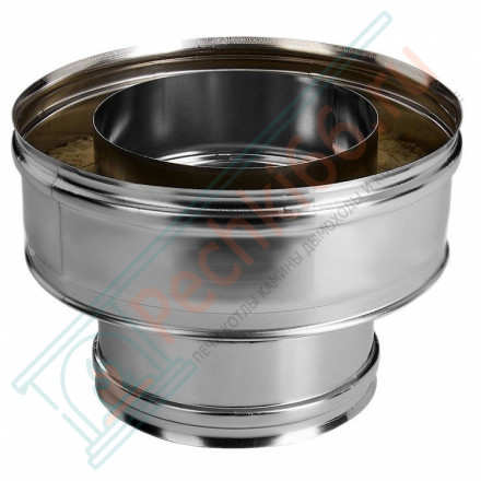 Переход термо-моно (НЕРЖ-321/0,8-НЕРЖ-439/0,5) d-130/210 (Дымок-Lux)