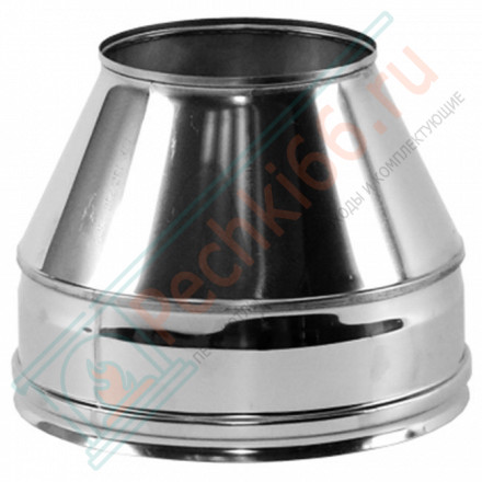 Конус Факел V50R с изол (AISI-321/0,8-AISI-304/0,5) d-120/220 (Вулкан-Cerablanket)