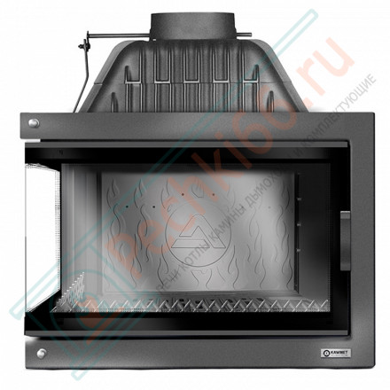 Чугунная топка W17 LB Decor Eko, с левым стеклом 16.1 kW (Kaw-Met)