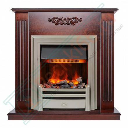 Каминокомплект Lumsden - Махагон коричневый антик с электроочагом Chesford