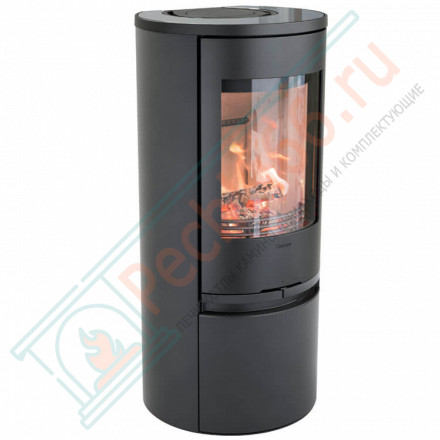 Печь-камин 510:2 Style, верх стекло, цвет черный (Contura)