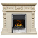 Каминокомплект Corsica - Слоновая кость с патиной (Ширина 1100) с электрическим очагом Flagstaff Каминокомплект Corsica - Слоновая кость с патиной (Ширина 1100) с электрическим очагом Flagstaff