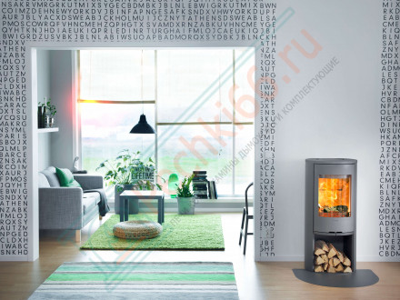 Печь-камин 510:3 Style, верх талькомагнезит, цвет серый (Contura)