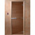 Дверь стеклянная для бани, бронза прозрачная, 1800х700 (DoorWood)