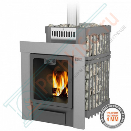 Печь для бани Костёр-Сетка 18 Релакс (Костёр) до 18 м3
