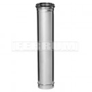 Дымоход L=1м (НЕРЖ-430/0,8) d-130 (Ferrum HF)