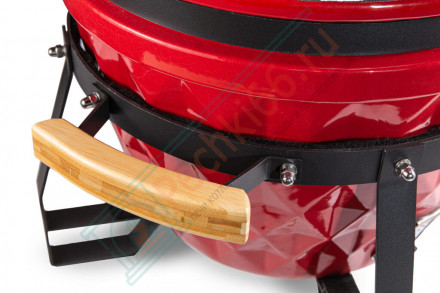 Керамический гриль Diamond Egg S красный