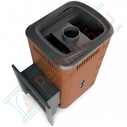 Газовая печь для бани Уренгой 2018 Inox БСЭ ТО терракота (T.M.F)