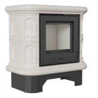 Изразцовая печь-камин WK440, крем (Kratki)