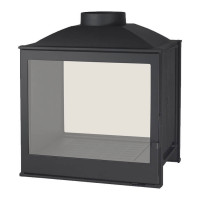 Чугунная топка LCI 5 GDF, двусторонняя (Liseo Castiron) 14 кВт