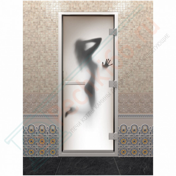 Стеклянная дверь DoorWood «Хамам фотопечать» 190х70 (по коробке) в Новосибирске