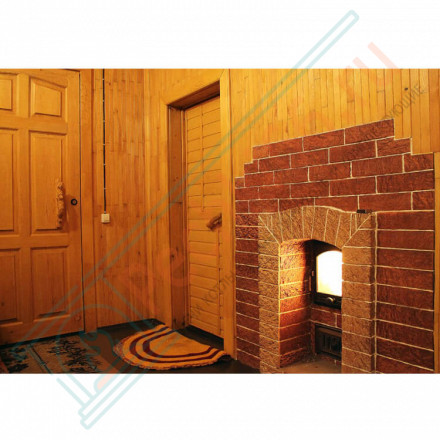 Плитка угловая Рваный Камень Мини, шт. (Терракот)