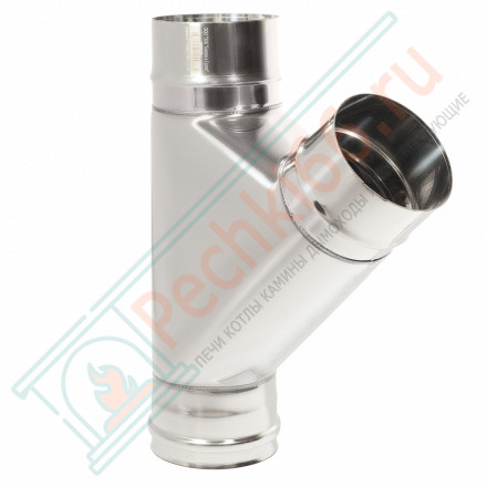 Тройник моно 45° ТРМ(М)-Р (304-0.8) d-115 (ТиС Стандарт)