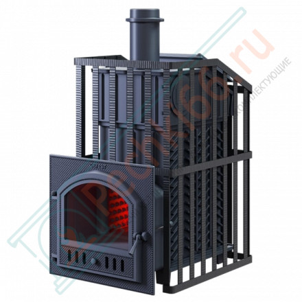 Чугунная печь для бани Гефест GFS-ЗК 40 (П) Ураган (ТехноЛит)