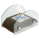 Биокамин настольный мост M, бронза (LuxFire)