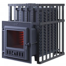 Чугунная печь для бани Гефест GFS-ЗК 30 (М) в сетке (ТехноЛит)