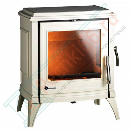 Печь-камин SEDAN M эмаль слоновая кость (INVICTA)