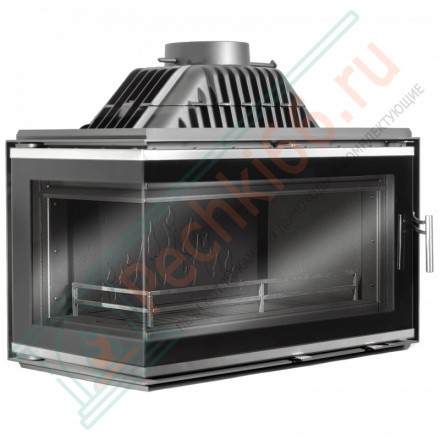 Чугунная топка W16 LB, с левым стеклом 14.7 kW (Kaw-Met)