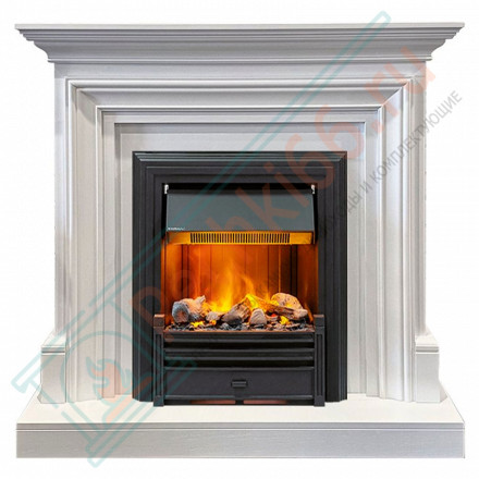 Электрический Каминокомплект Bradford - Белый с очагом Brookline Black