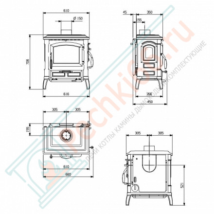 Печь-камин Isetta Evo (La Nordica)