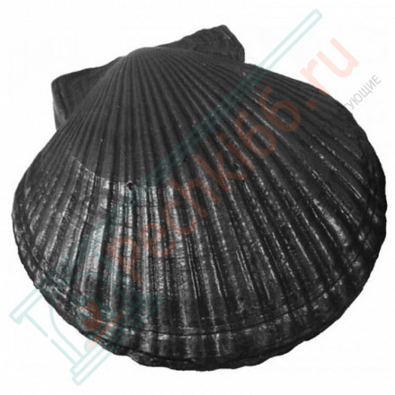 Камень для бани чугунный "Ракушка большая" КЧР-2, (Рубцовск)