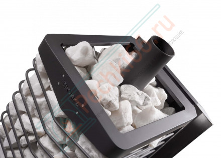 Печь для бани № 07МС с сеткой для камней из нержавеющей стали