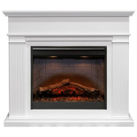 Каминокомплект Portland - Белый с электрическим очагом Symphony 26'' DF2608-INT
