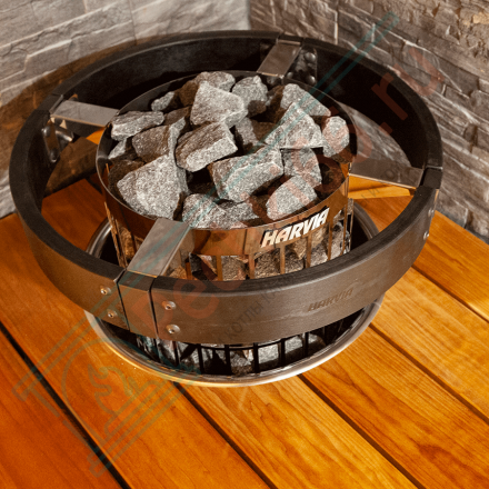 Электрическая печь Cilindro Pro PC100E/135E Black Steel (Harvia)