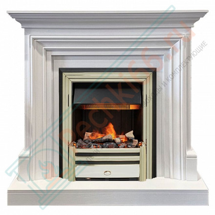 Электрический Каминокомплект Bradford - Белый с очагом Cavendish