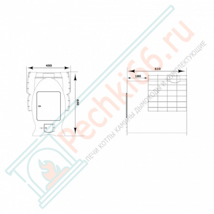 Банная печь Емеля Премиум (Царь-Печи)