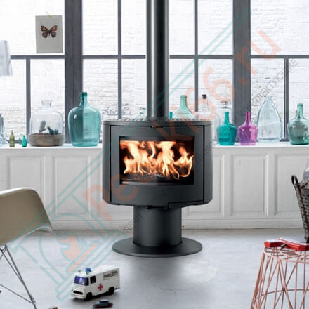 Чугунная печь-камин Persee Sur Pied (Supra) до 200 м3