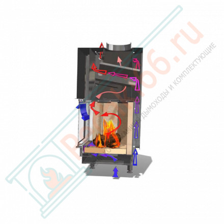 Каминная топка DESIGN D1000EPI (Chazelles) до 13,5 кВт