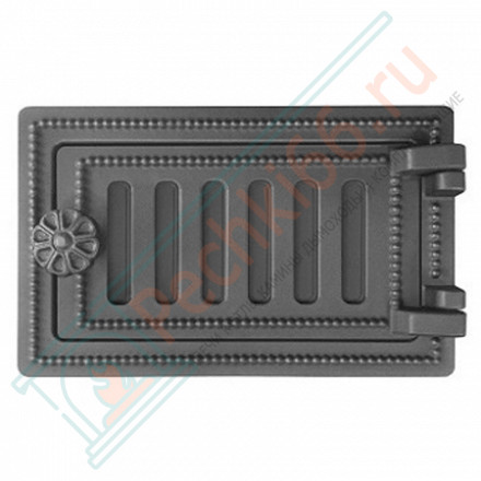 Дверца поддувальная чугунная ДП-2, антрацит (Везувий)