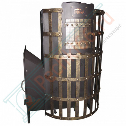 Печь для бани № 01Р бочка прямая (Тройка) до 30 м3