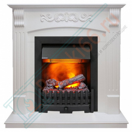 Электрический каминокомплект Sorrento - Белый дуб с очагом Danville Black FB2