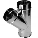 Тройник одностенный 45° (AISI-321/0,5мм) d-250 (Вулкан) Тройник одностенный 45° (AISI-321/0,5мм) d-250 (Вулкан)