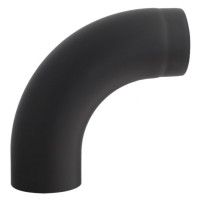 Колено 90° черное, бесшовное d-130 (Darco)