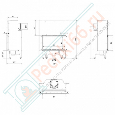 Стальная топка NADIA/12/G (Kratki)