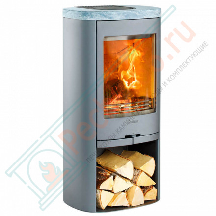 Печь-камин 810:3 Style, верх талькомагнезит, цвет серый (Contura)
